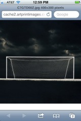AlanOsenga's tweet photo. To Liverpool, FYI, this is what a net looks like. @TheRedmenTV, looking forward to what you have to say tonight! http://t.co/hXfPSZNy