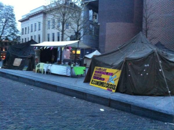 ruudgeurts01's tweet photo. Occupy zie je overal......ook in Utrecht City! http://t.co/IoATLm0X