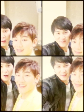 minstrel00's tweet photo. 이율 현우와의 막공 ㅎㅎ 수고하셨소 브라더 ㅋㅋ http://t.co/yVOfYMlG