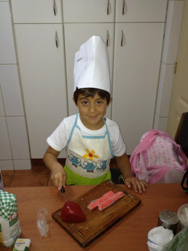 Preparando el almuerzo con el chef de la casa#fb
