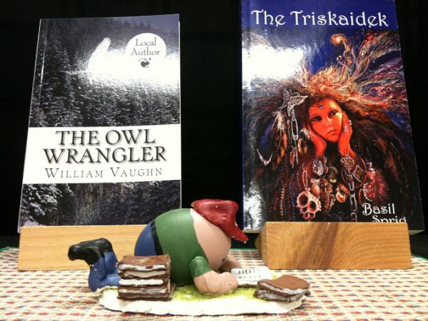 Local Authors William Vaughn and Basil Sprig will be here today from 12-2pm signing there books.