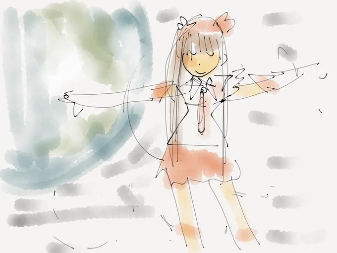 #MadeWithPaper こどもアニメ風  