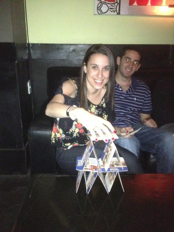 MarissaHoffman's tweet photo. Heather at a bar!! http://t.co/Jp8H3rXS