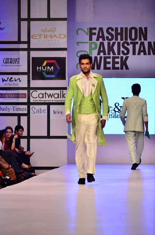 FashionPakistan's tweet image. Arsalan &amp; Yasheer - day 1, #FPW3