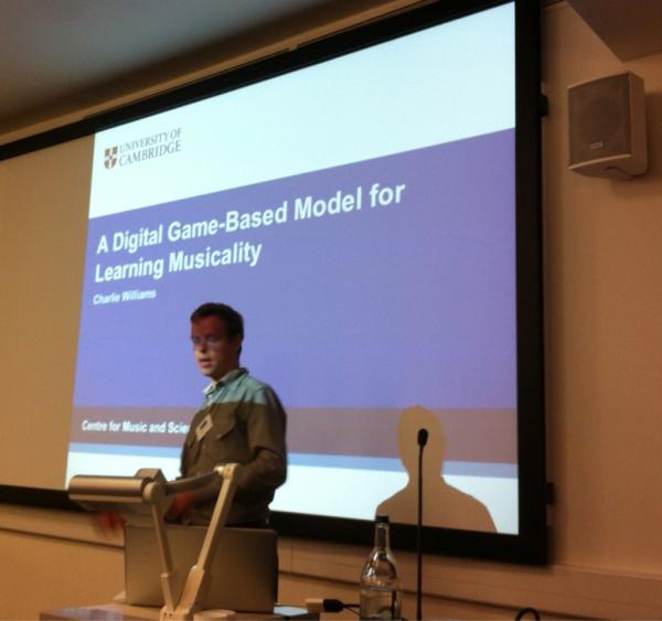 StoryLab_ARU's tweet image. #code2012 Charlie Williams @ickydog of Cambridge Uni discussing game based approaches to learning musicality
