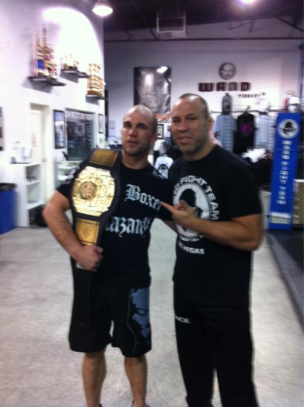 wandfc's tweet photo. “@MazanyMMA: @WandFightTeam with the @KOZentmt belt!!!  http://t.co/bwgeZ3C8”This is Dave mazanny,we won this belt in Australia,CONGRATSDAVE