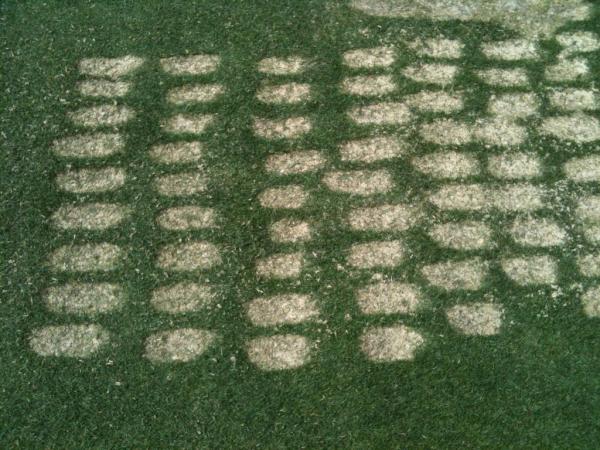 BWonTour's tweet photo. Pretty neat divot pattern by a tour player @ Shell Houston Open http://t.co/FzIPsqGb