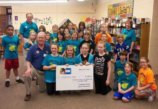 OldCapKiwanis's tweet photo. Leopard K-Kids of Iowa City sell enough lemonade to protect 73 mothers & kids. #elimin8 @Kiwanis @kiwaniskids http://t.co/ccW5tamq