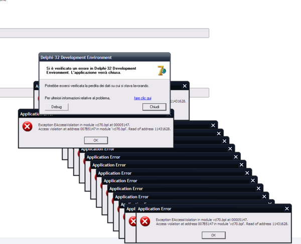 evilripper's tweet image. thanks #delphi7 #ide click on save and crash #perfect! -_-&apos;