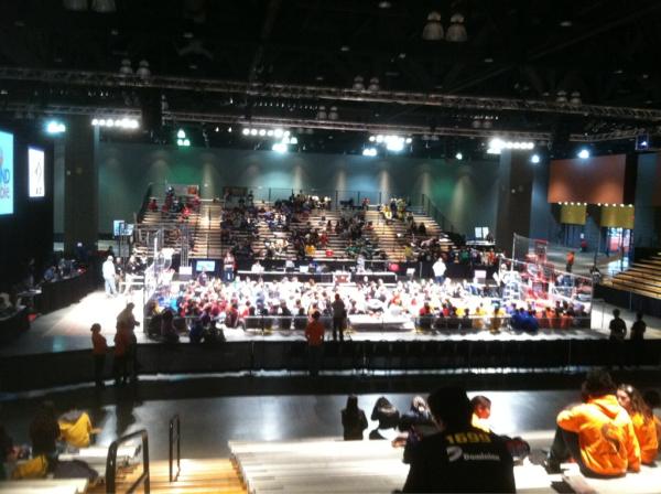 Drivers meeting with all 64 teams in Connecticut