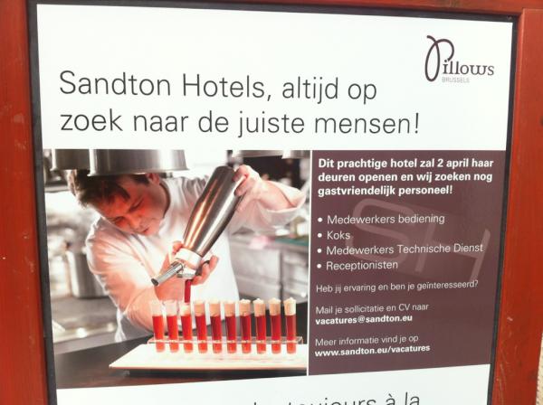 Durf jij de uitdaging aan?? Vacature's bediening / kok / TD #Brussel #nieuwhotel