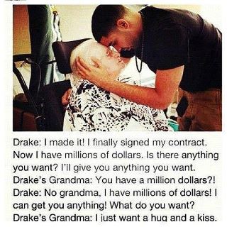 SHE_ENVYME's tweet photo. DRAKE is a REAL dude http://t.co/JcYHdurr