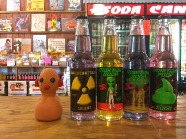 RFBurbank's tweet photo. I'm jammin' with the Spiders From Mars, drinking one of our new MARTIAN SODAS. They come in outta this world flavors! http://t.co/1ecIIU1p