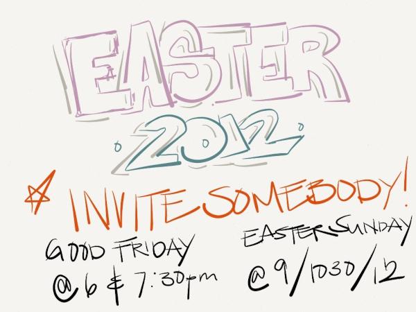 Donsizzle's tweet image. #Easter2012 paper.fiftythree.com