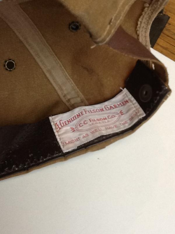 CosignProject's tweet image. Tag on vintage Filson hat