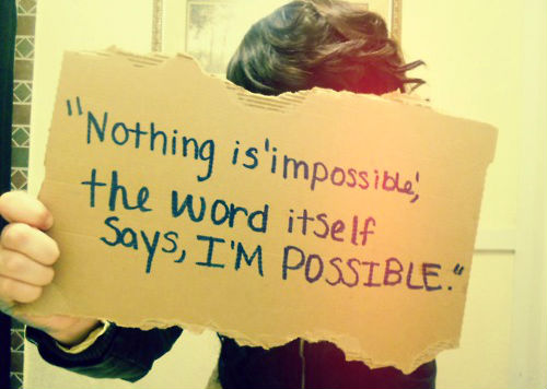 4charitysystems's tweet photo. "Nothing is Impossible." quotes in #art https://t.co/px9NgHsYrn