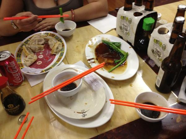 geedowns's tweet photo. @PatBurtscher our mounds of dumplings & cider went down deliciously. Though we'll come visit your show at some stage! http://t.co/1IEqQAF6