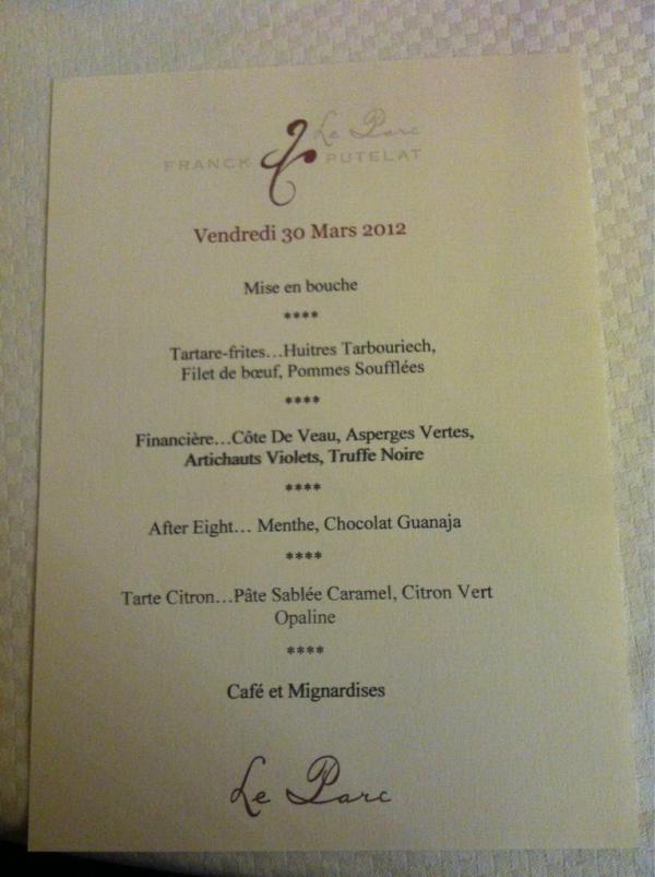 2* Restaurant Le Parc, Franck Putelat, Carcassonne met <a href="/Culiwonders/">Petri Rouwenhorst</a> <a href="/cunovanthoff/">Cuno van 't Hoff</a> <a href="/alaincaron57/">alain caron</a> #toquesetclochers