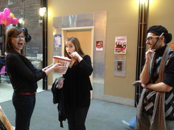 tiltedmagazine's tweet photo. Come down to win great prizes and get FREE POPCORN! @littlebluerobot loves it!!! http://t.co/aXAro96N