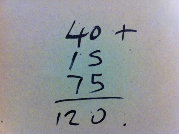 PottsMatt's tweet image. Genuinely written on a wall on my site #goodmaths