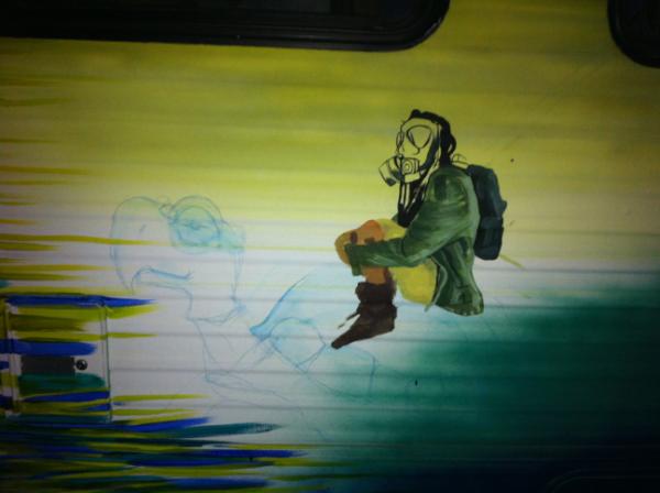 RW2Gallery's tweet photo. Workin on the winnabago http://t.co/KGkNuy6t