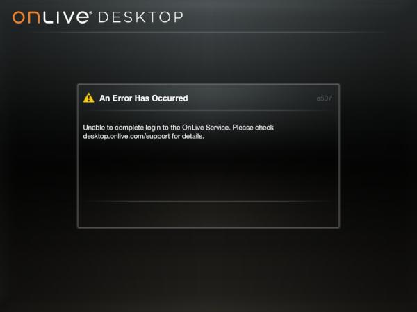 iTechpoint0's tweet image. Onlive Desktop isn&apos;t working for me right now, anyone else having this issue?
