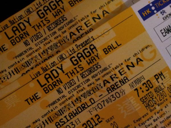 yauconcon's tweet photo. @ladygaga gaga, I can't get the best but I am coming!!!!!!! http://t.co/8m0A0tVe
