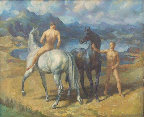 SurreyFineArts's tweet photo. New: Early 1900's Nudes with Horses by Lionel Ellis, oil on canvas - available @ http://t.co/b7sOoTfA http://t.co/lWlvqWCi