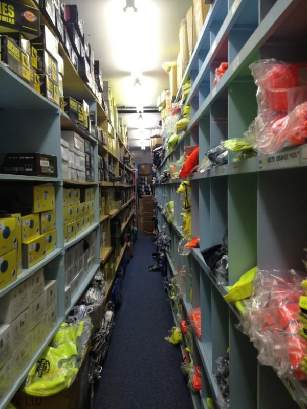 An extensive range of work clothing and equipment...