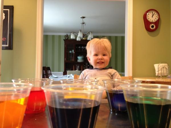 ericaspangler's tweet image. Coloring Easter eggs!