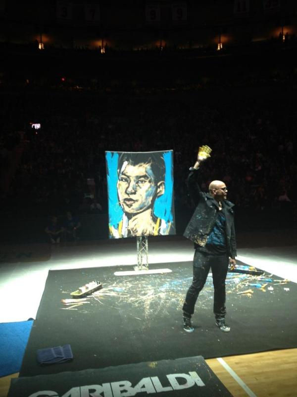 ScottONeil's tweet photo. http://t.co/HqiG4K7i auctioning painting for Garden of Dreams & @JLin7 Foundation #its4thekids http://t.co/Hfc7x9XV