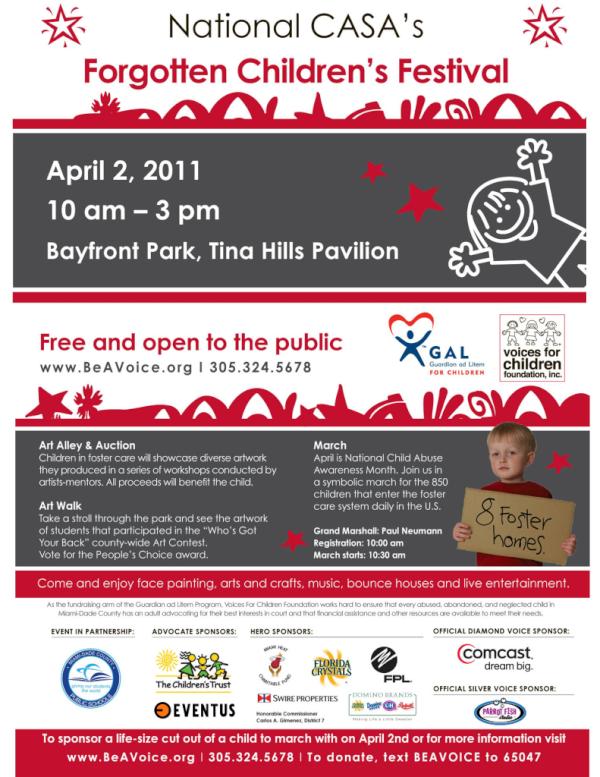 FosterFest's tweet image. Help foster kids now by attending the Forgotten Children Festival for awareness and fun, April  2nd!