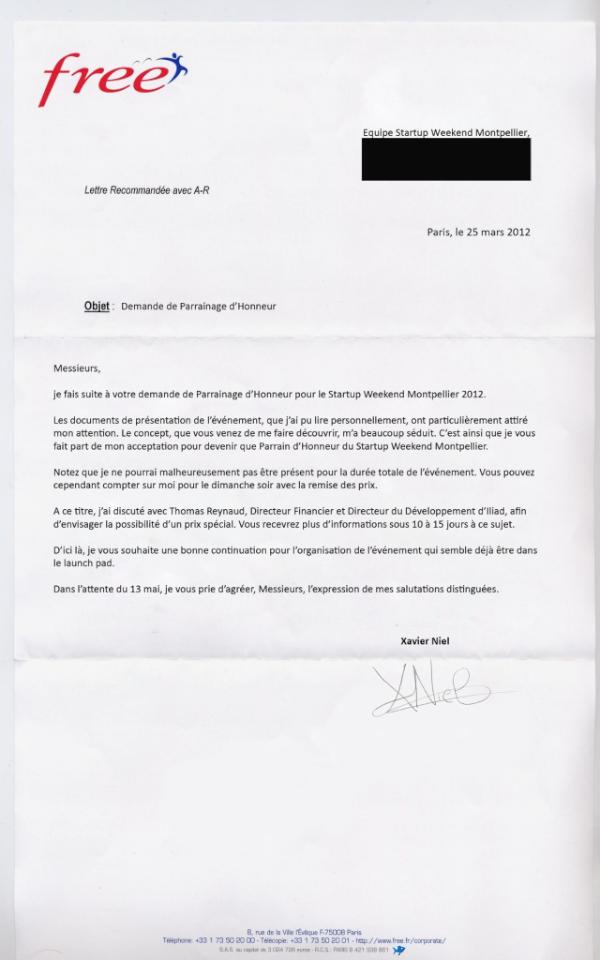 Startup Weekend Montpellier On Twitter Yeah Xavier Niel Alias Xavier75 Parrain D Honneur Du Swmtp Awesome Free Freemobile Http T Co Lgydvadk