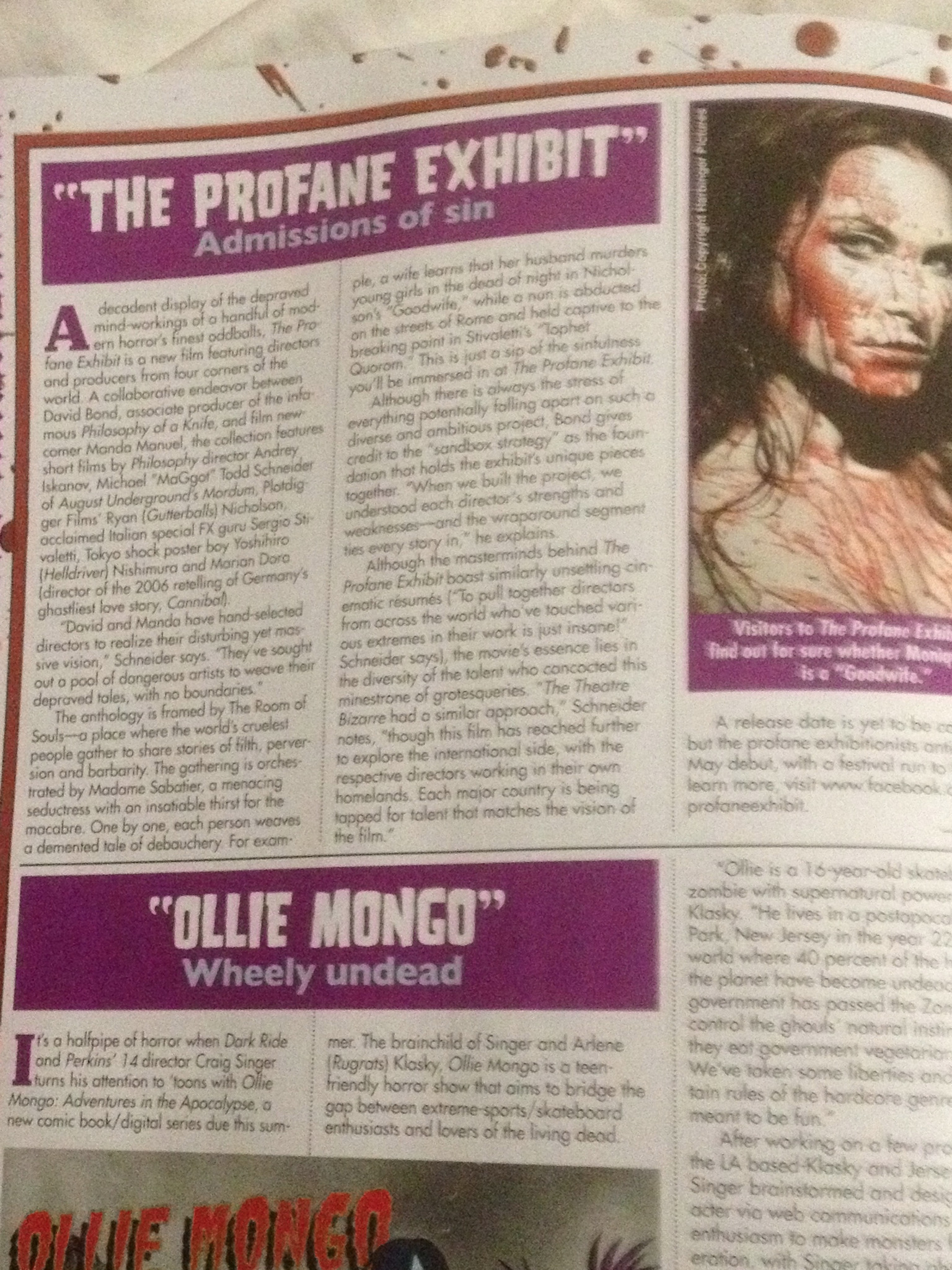 THE PROFANE EXHIBIT ProfaneExhibit X