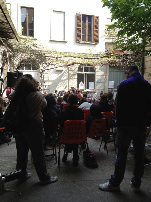 EricaPicco's tweet image. #hubmeeting In Milan @MiriamGoi @OccupyWallSt