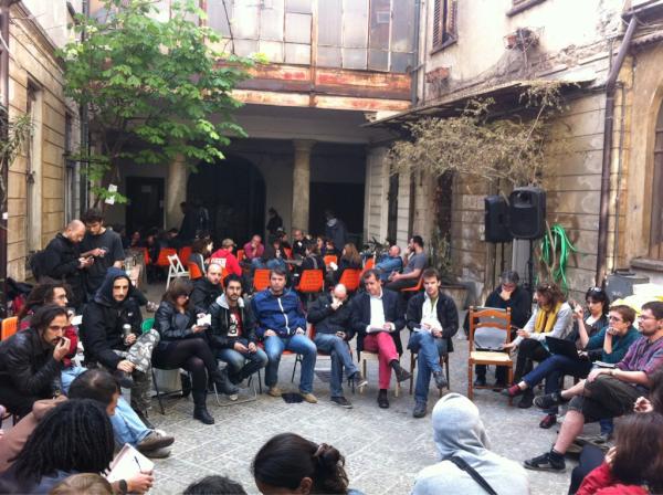 saintwobli's tweet image. #hubmeeting now in #casamorigi #occupyaffari