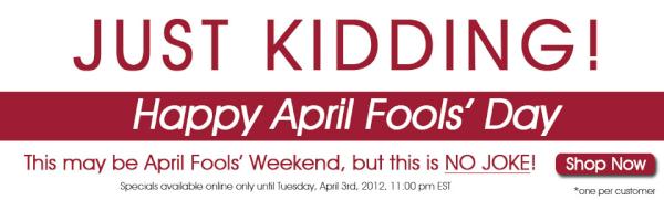 Just kidding..... Happy April Fools Day!  
Read more at ShavingGallery.com