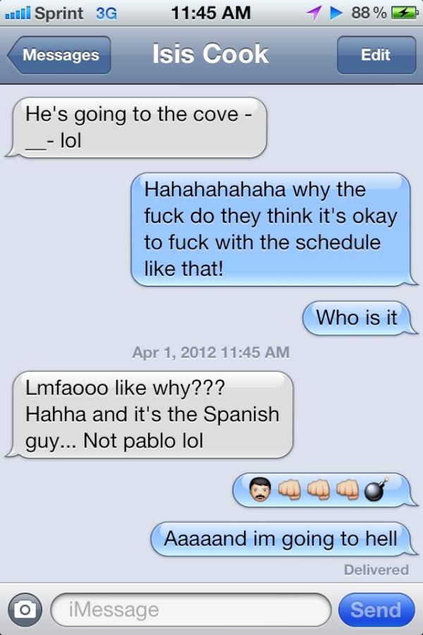 Tieshaaa's tweet image. Hahaha #jwuproblems @Me_Icesta