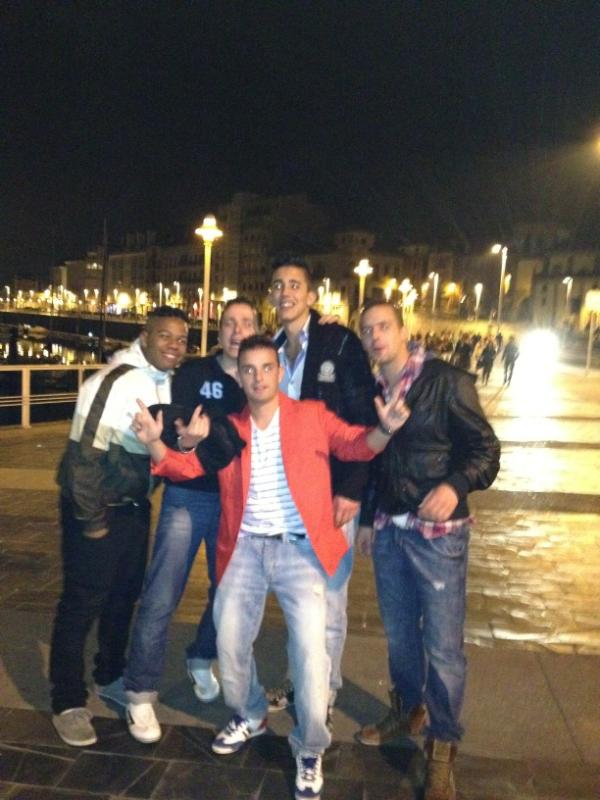 ayer de fiesta con el grupo @junior_powa