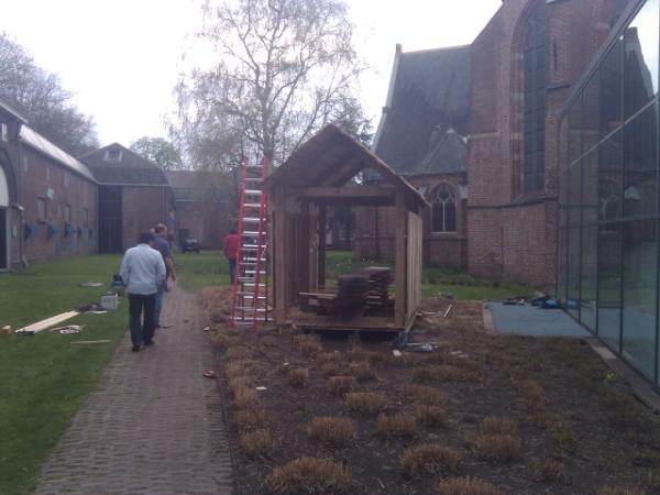Tafelboom's tweet photo. @Tafelboom drooghuis @CentraalMuseumUtrecht in aanbouw http://t.co/G8TmVQQn