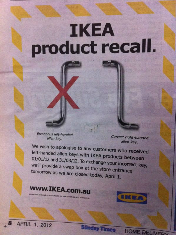 Iemand deze 1 april-grap van #IKEA al gezien?