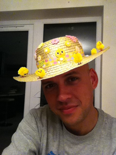 mfjordan's tweet image. One sexy ass Easter Bonnet done. #kidshomework #topdad