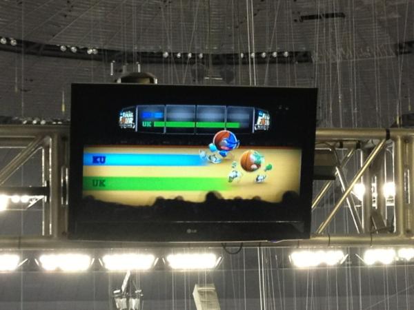 SXMCollege's tweet photo. Kentucky's little basketball won the race...again...SEC wins EVERYTHING! http://t.co/9oPBqNgt