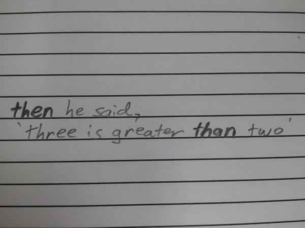 benlongauthor's tweet image. Should I then? Or should I than? #wordusage