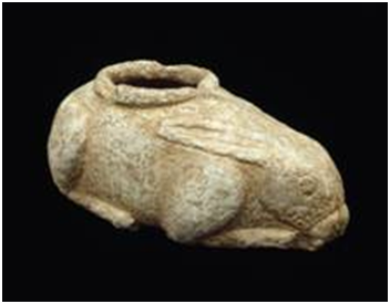 mfaboston's tweet photo. The oldest work of in the MFA’s collection is this rabbit created between 6400-5900 B.C., probably in Syria. http://t.co/kRnSiOHz