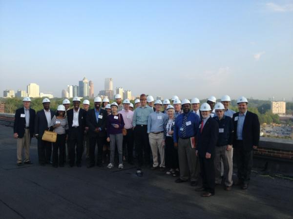AtlResourceFdn's tweet photo. Up on the roof, with people we love, who make Atlanta great! http://t.co/0kMaGTLZ