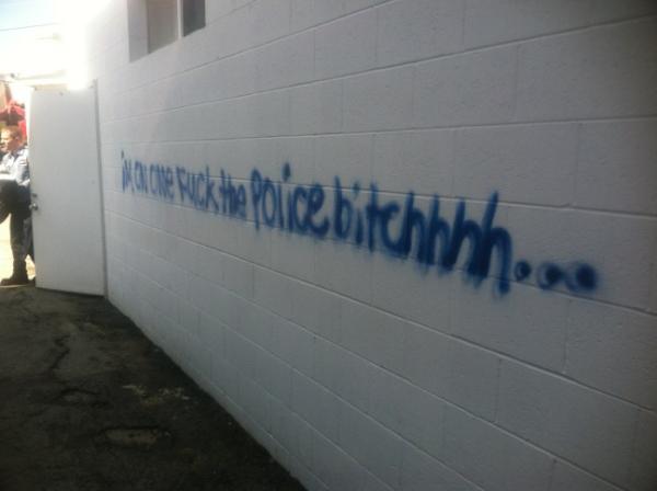 RoMerz20's tweet image. @IUPProblems someone wasn't too happy with the police