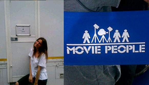 Hiiiii guys. Thank u for ur nice messages this morning. On the set of 'Un passo dal cielo' playing Anya :)))) http://t.co/Bck2dMfR