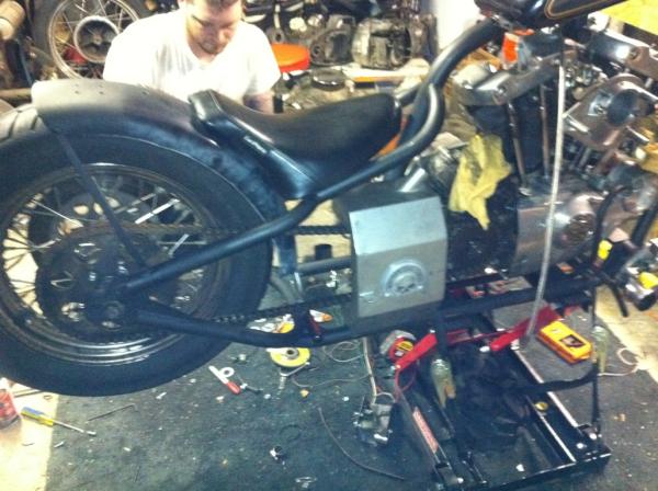 MeatBarn's tweet image. Motor mounted and oil tank on...for now #meatbarn