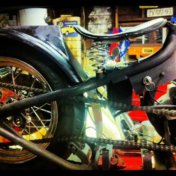 MeatBarn's tweet image. Giving my rear fender a belly splitter #meatbarn